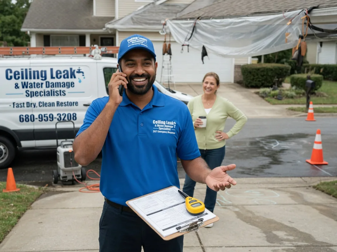 Ceiling Leak Cleanup Kirtland, NM FAQs